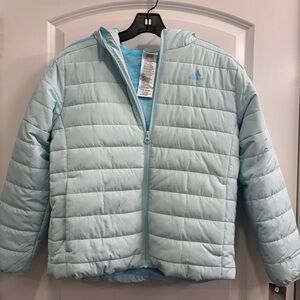 Adidas Kids Sky Blue Puffer Jacket